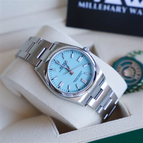 women's rolex with blue face|rolex tiffany 36.